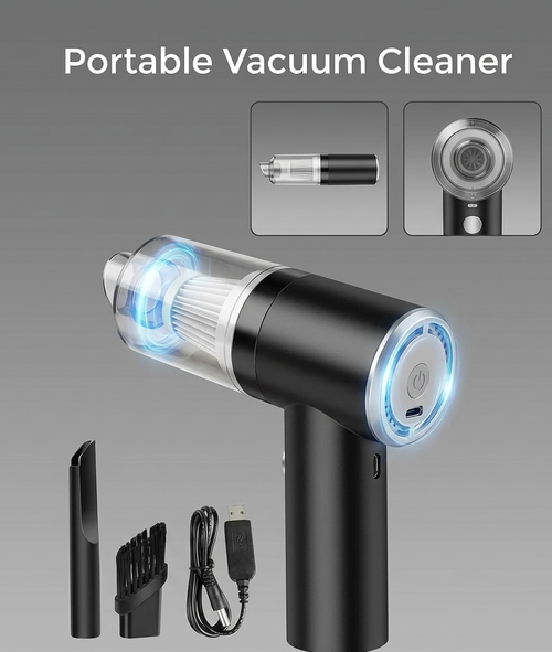 Portable Air Duster Wireless Vacuum Cleaner